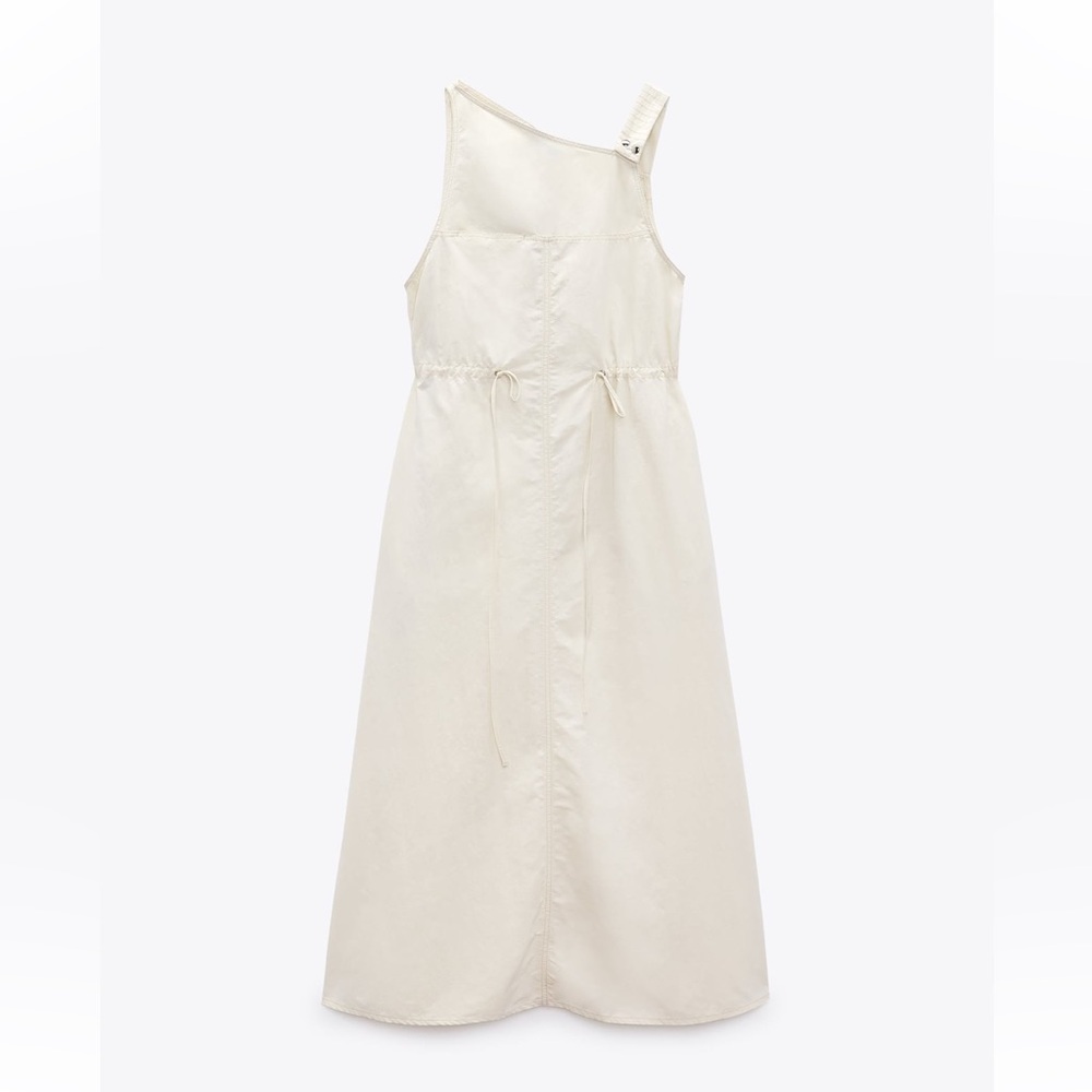Zara Asymmetrical Nylon Dress